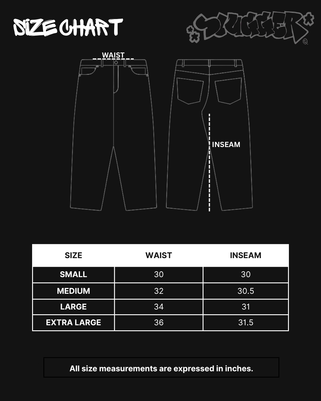 'Gangster' Baggy Jeans